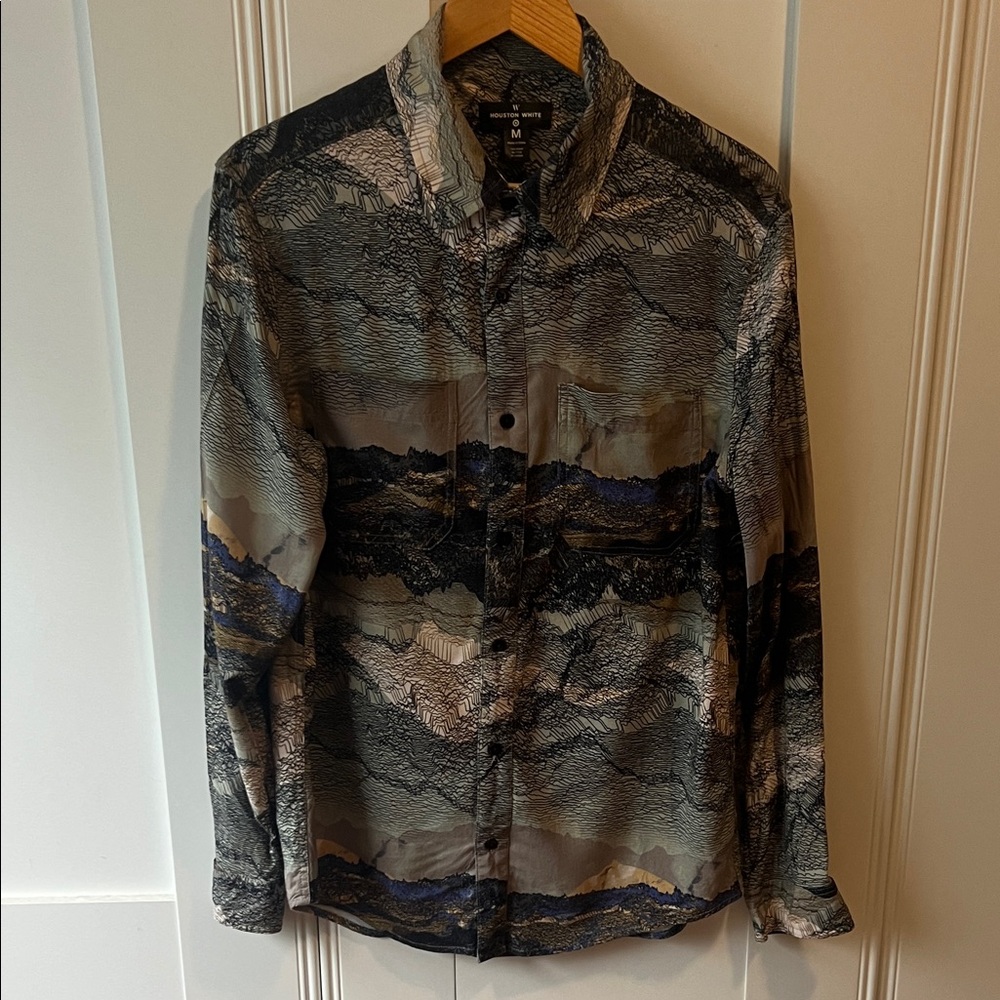Target Men's Earth Tone Pattern Shirt